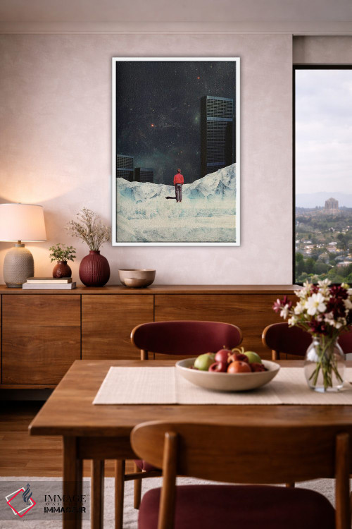 تابلو دکوراتیو "هرگز برای من بازنگشتی" اثر فرانک موس - D4W