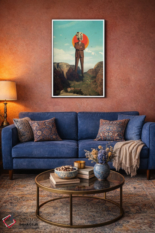 تابلو دکوراتیو "ویدیو ۴۰۴" اثر فرانک موس - D3W