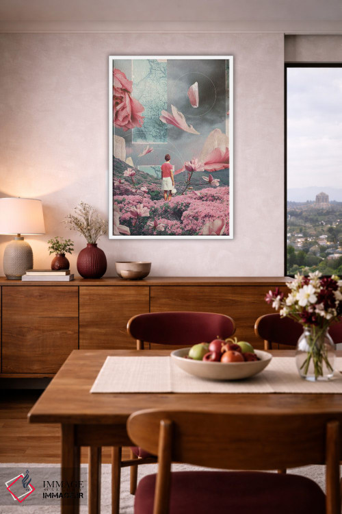 تابلو دکوراتیو "در تلاش برای پذیرش فاصله" اثر فرانک موس - D3W