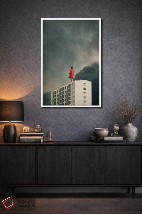 تابلو دکوراتیو "ما از شهرهایمان خواهیم گریخت" اثر فرانک موس - D1W