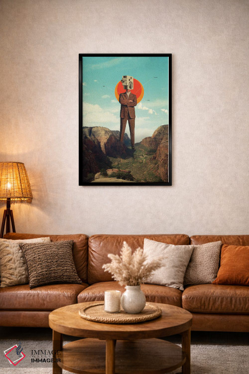 تابلو دکوراتیو "ویدیو ۴۰۴" اثر فرانک موس - D5B