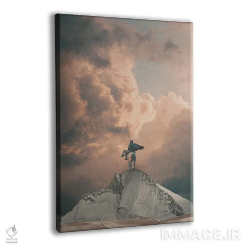 تابلو دکوراتیو "مسافر تنها" اثر فرانک موس - نمای پرسپکتیو محصول