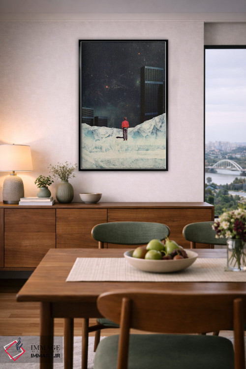 تابلو دکوراتیو "هرگز برای من بازنگشتی" اثر فرانک موس - D6B