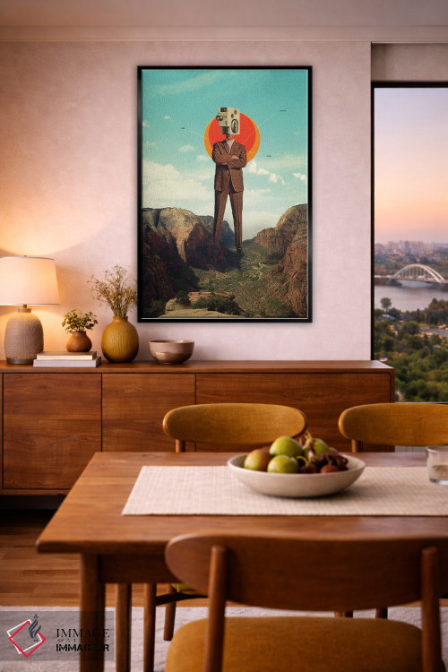 تابلو دکوراتیو "ویدیو ۴۰۴" اثر فرانک موس - D6B