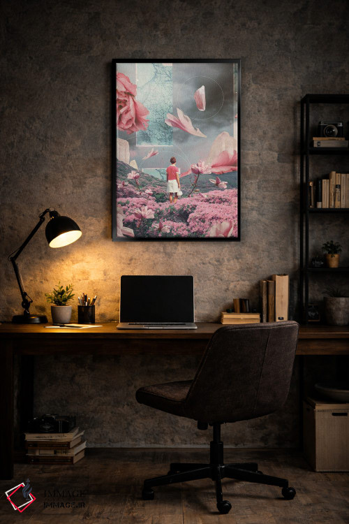 تابلو دکوراتیو "در تلاش برای پذیرش فاصله" اثر فرانک موس - D6B