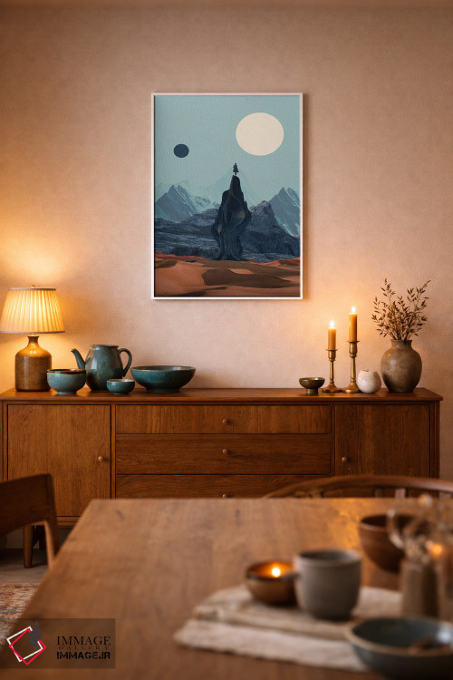 تابلو دکوراتیو "رویای بازگشتت را می بینم" اثر فرانک موس - D6W