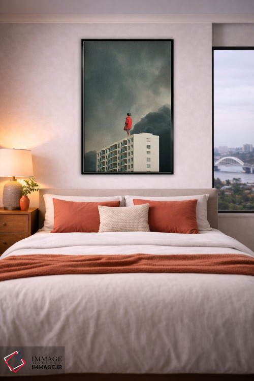 تابلو دکوراتیو "ما از شهرهایمان خواهیم گریخت" اثر فرانک موس - D4B