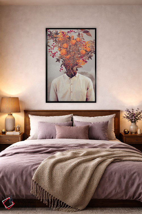 تابلو دکوراتیو "درخشان شکوفا شو" اثر فرانک موس - D3B