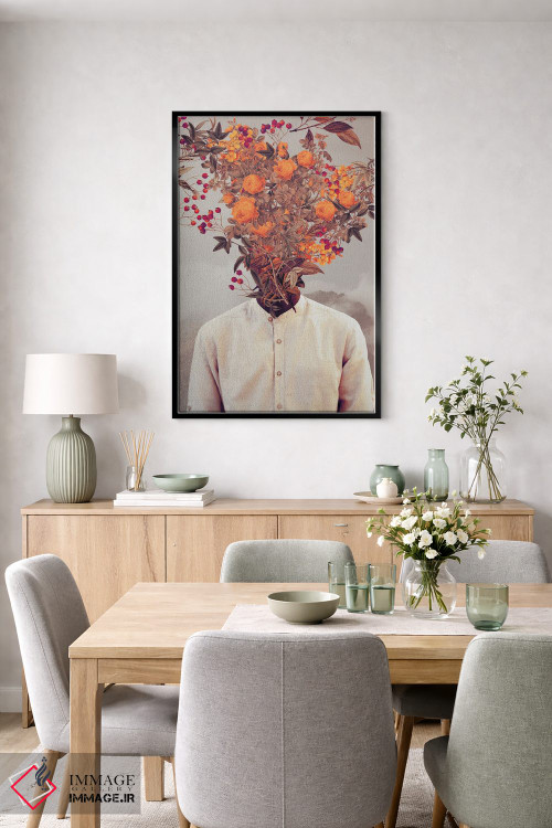 تابلو دکوراتیو "درخشان شکوفا شو" اثر فرانک موس - D6B