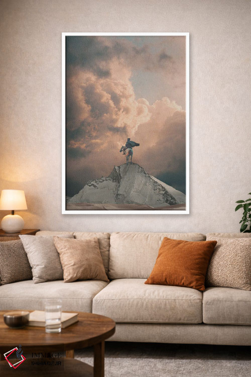 تابلو دکوراتیو "مسافر تنها" اثر فرانک موس - D1W