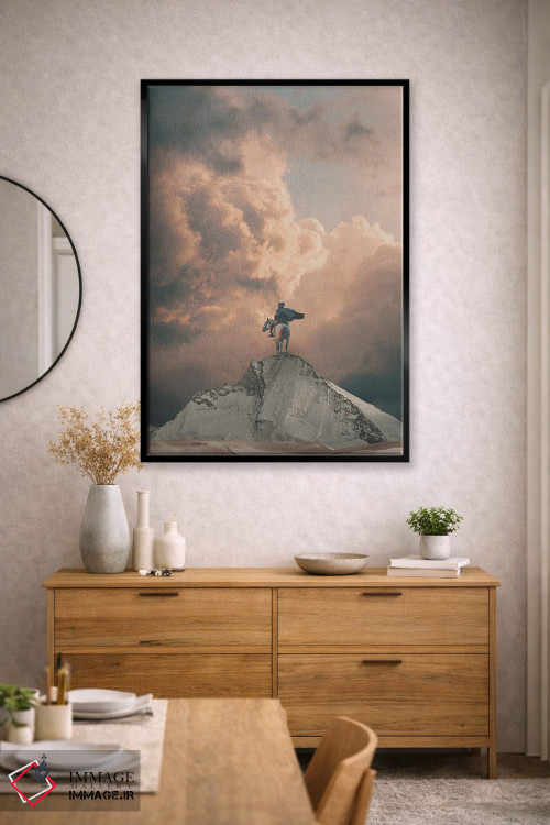 تابلو دکوراتیو "مسافر تنها" اثر فرانک موس - D2B