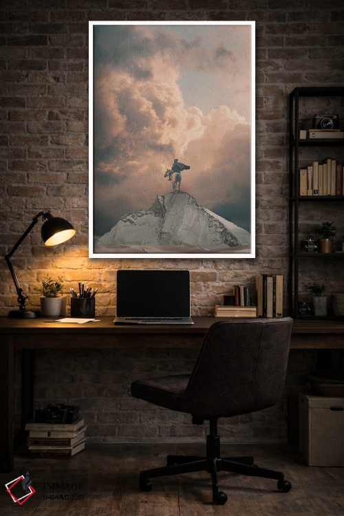 تابلو دکوراتیو "مسافر تنها" اثر فرانک موس - D3W