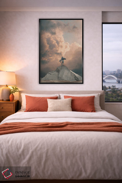 تابلو دکوراتیو "مسافر تنها" اثر فرانک موس - D4B