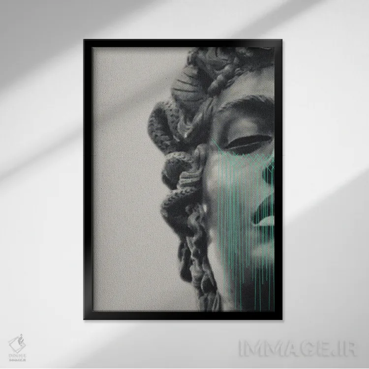 تابلو دکوراتیو "لندن " اثر فرانک موس - نمای قابدار مشکی