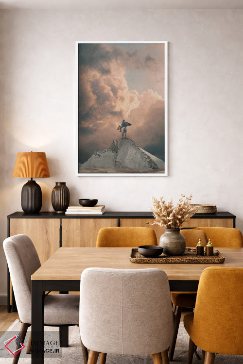 تابلو دکوراتیو "مسافر تنها" اثر فرانک موس - D6W