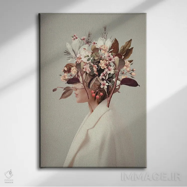 تابلو دکوراتیو "به خاطر تو عاشق پاییز شدم" اثر فرانک موس - نمای روبهرو روی دیوار