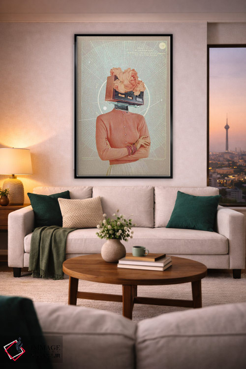 تابلو دکوراتیو "محال است تو را فراموش کنم" اثر فرانک موس - D2B