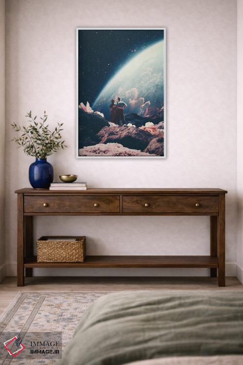 تابلو دکوراتیو "اغلب به اشتباه غایب تصور شده" اثر فرانک موس - D2W