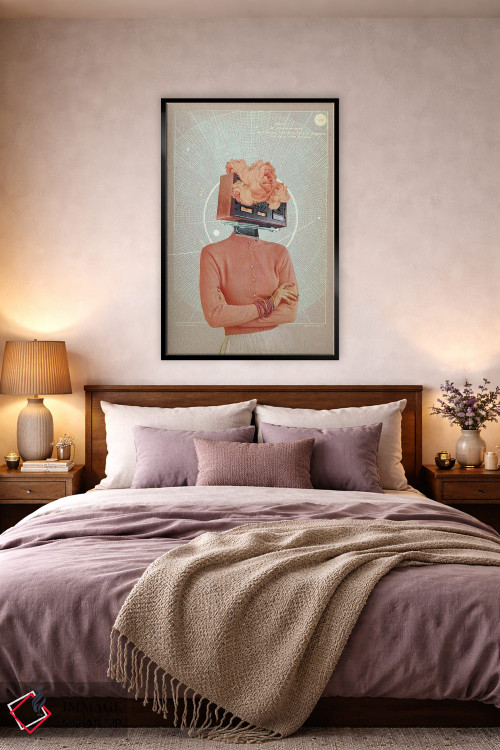 تابلو دکوراتیو "محال است تو را فراموش کنم" اثر فرانک موس - D3B