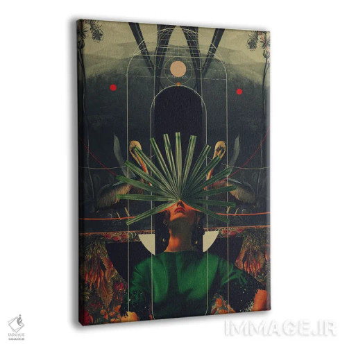 تابلو دکوراتیو "او استوا را دید" اثر فرانک موس - نمای پرسپکتیو محصول