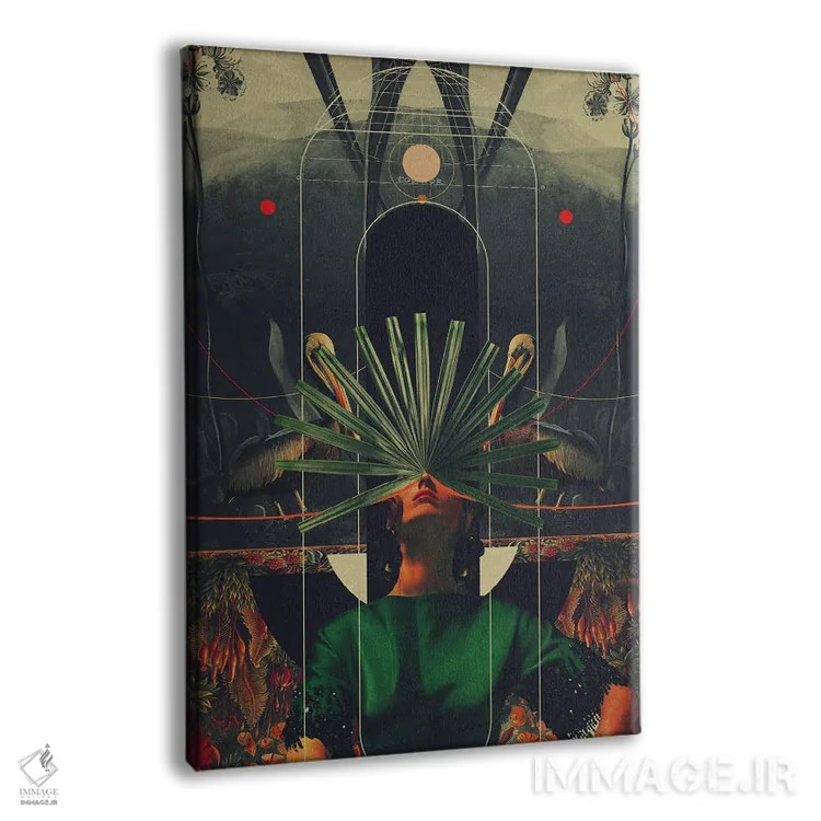 تابلو دکوراتیو "او استوا را دید" اثر فرانک موس - نمای پرسپکتیو محصول