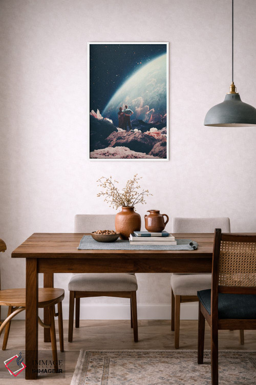 تابلو دکوراتیو "اغلب به اشتباه غایب تصور شده" اثر فرانک موس - D5W