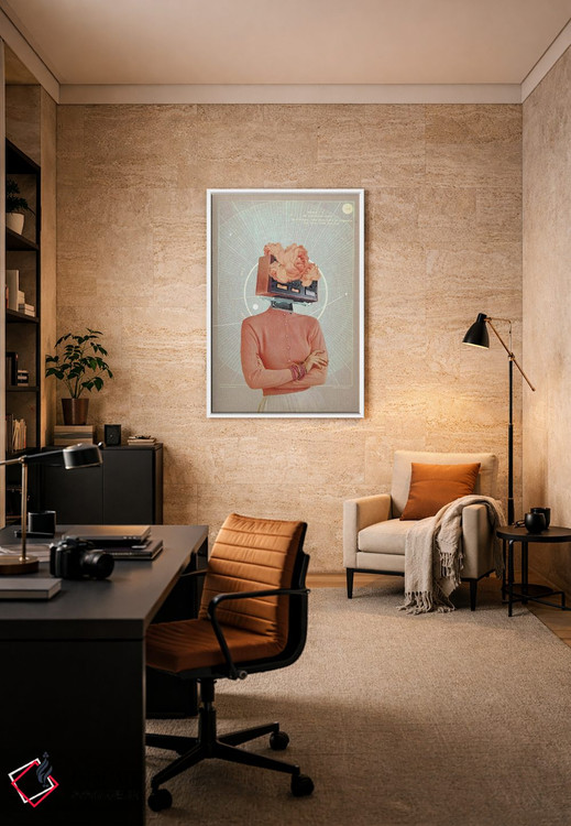 تابلو دکوراتیو "محال است تو را فراموش کنم" اثر فرانک موس - D5W