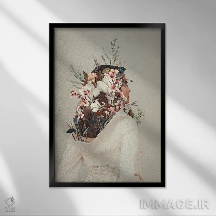 تابلو دکوراتیو "تو یک پاییز به من هدیه دادی" اثر فرانک موس - نمای قابدار مشکی