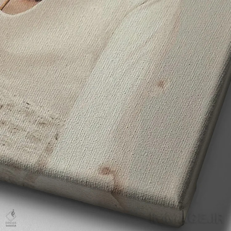 تابلو دکوراتیو "تو یک پاییز به من هدیه دادی" اثر فرانک موس - نمای نزدیک بافت بوم