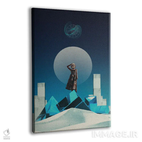 تابلو دکوراتیو "ملکه پادشاهان" اثر فرانک موس - نمای پرسپکتیو محصول