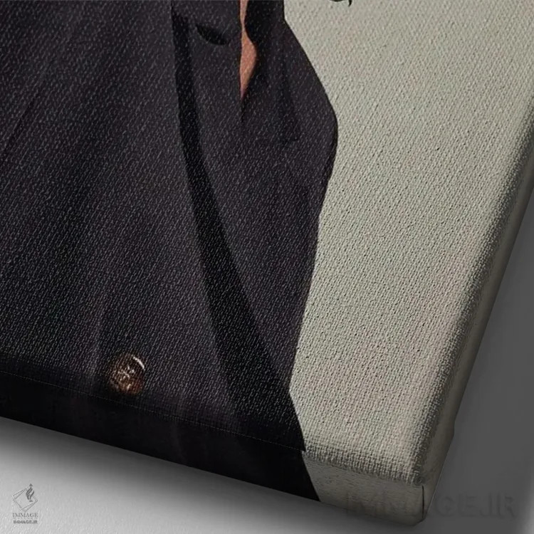 تابلو دکوراتیو "لحظات بی پایان، پاییزهای بی پایان" اثر فرانک موس - نمای نزدیک بافت بوم