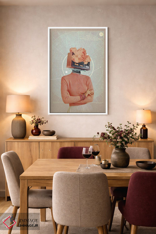 تابلو دکوراتیو "محال است تو را فراموش کنم" اثر فرانک موس - D6W