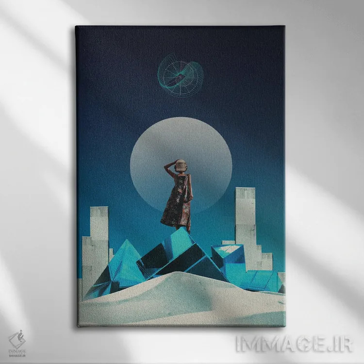 تابلو دکوراتیو "ملکه پادشاهان" اثر فرانک موس - نمای روبهرو روی دیوار