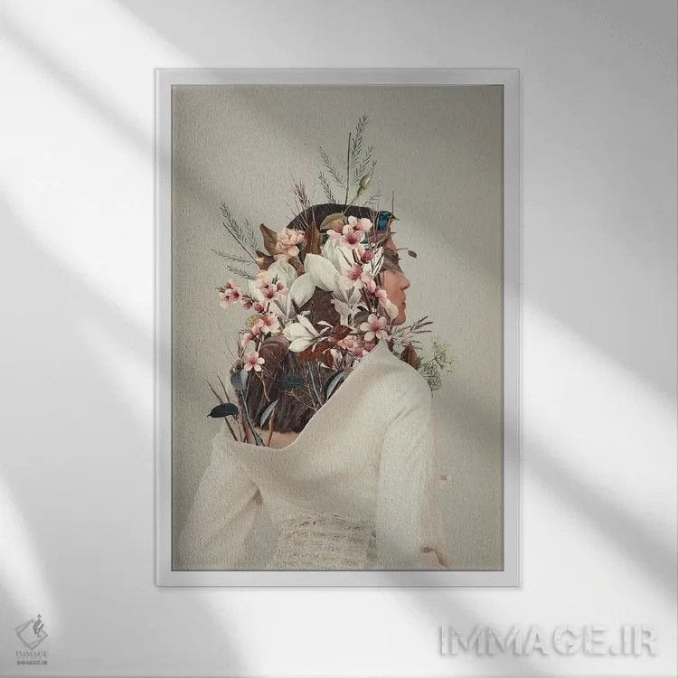 تابلو دکوراتیو "تو یک پاییز به من هدیه دادی" اثر فرانک موس - نمای قابدار سفید