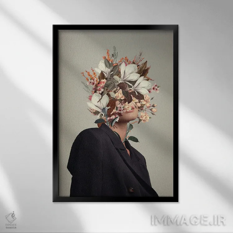 تابلو دکوراتیو "لحظات بی پایان، پاییزهای بی پایان" اثر فرانک موس - نمای قابدار مشکی