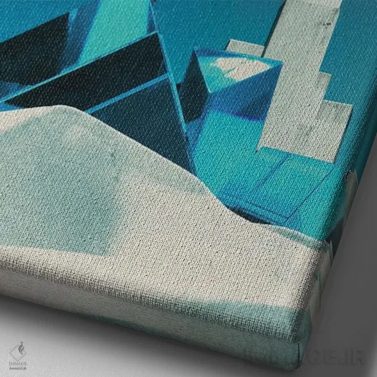 تابلو دکوراتیو "ملکه پادشاهان" اثر فرانک موس - نمای نزدیک بافت بوم