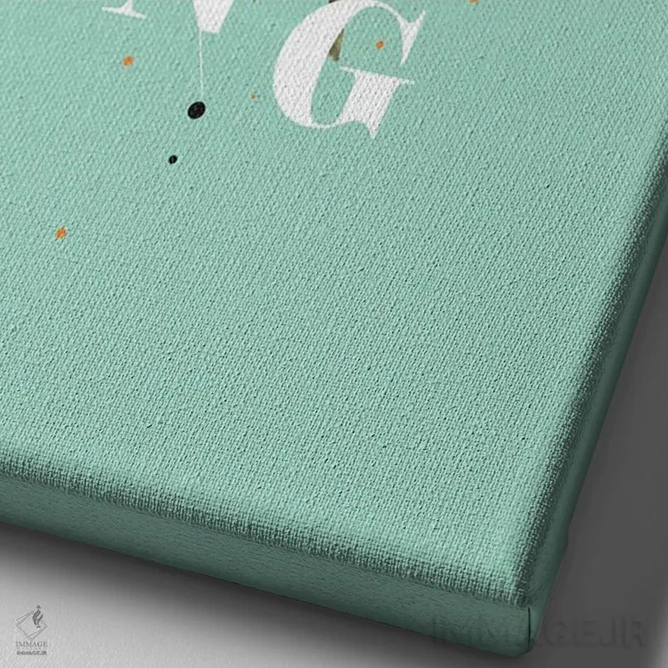 تابلو دکوراتیو "بهار" اثر فرانک موس - نمای نزدیک بافت بوم