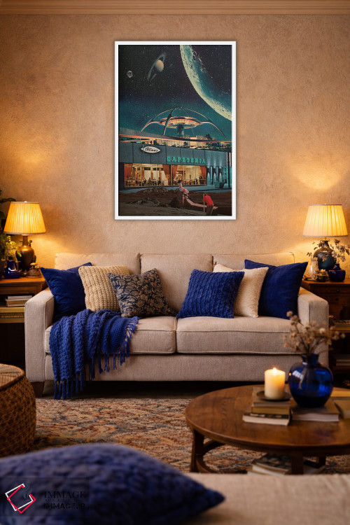 تابلو دکوراتیو "کارت پستالی از سال ۲۳۴۶" اثر فرانک موس - D4W