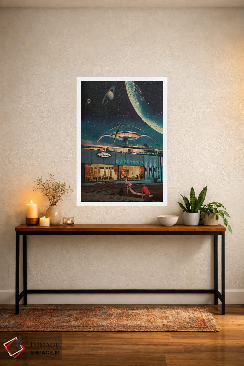 تابلو دکوراتیو "کارت پستالی از سال ۲۳۴۶" اثر فرانک موس - D5W