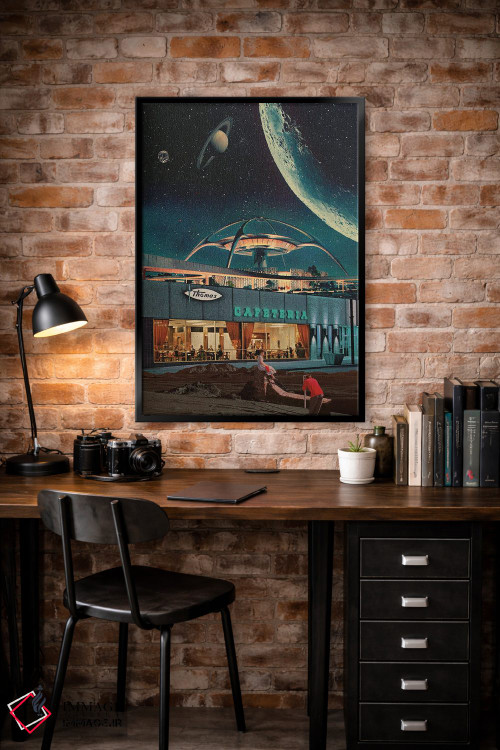 تابلو دکوراتیو "کارت پستالی از سال ۲۳۴۶" اثر فرانک موس - D6B