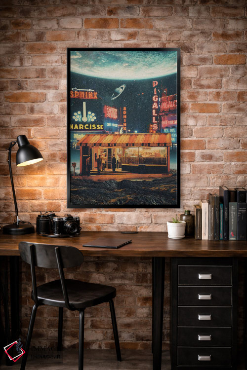 تابلو دکوراتیو "کارت پستالی از سال ۲۳۴۷" اثر فرانک موس - D5B