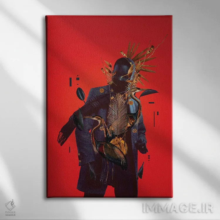 تابلو دکوراتیو "جاز نیمه شب در نیواورلئان" اثر فرانک موس - نمای روبهرو روی دیوار