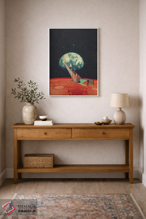 تابلو دکوراتیو "وقت رفتن به خانه است" اثر فرانک موس - D1W