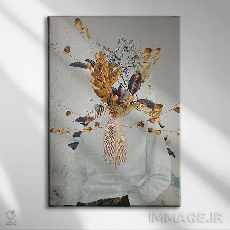 تابلو دکوراتیو "سکوت و سادگی" اثر فرانک موس - نمای روبهرو روی دیوار