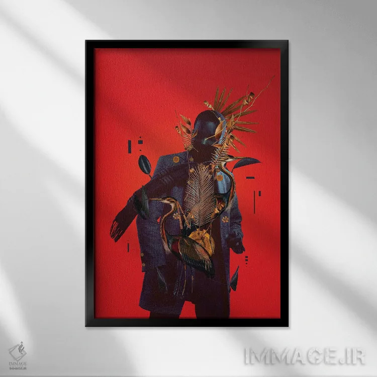 تابلو دکوراتیو "جاز نیمه شب در نیواورلئان" اثر فرانک موس - نمای قابدار مشکی