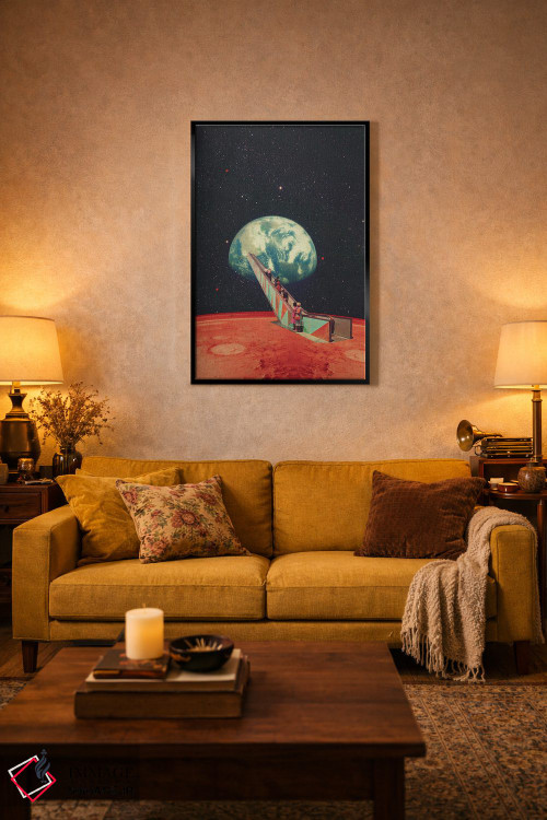 تابلو دکوراتیو "وقت رفتن به خانه است" اثر فرانک موس - D4B