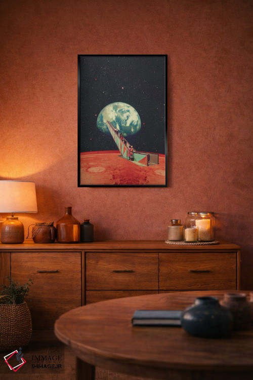 تابلو دکوراتیو "وقت رفتن به خانه است" اثر فرانک موس - D5B