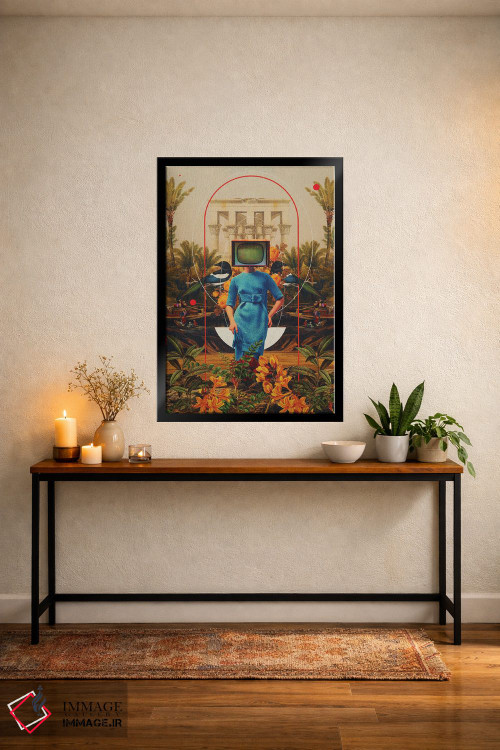 تابلو دکوراتیو "ناهمسانی های او" اثر فرانک موس - D4B