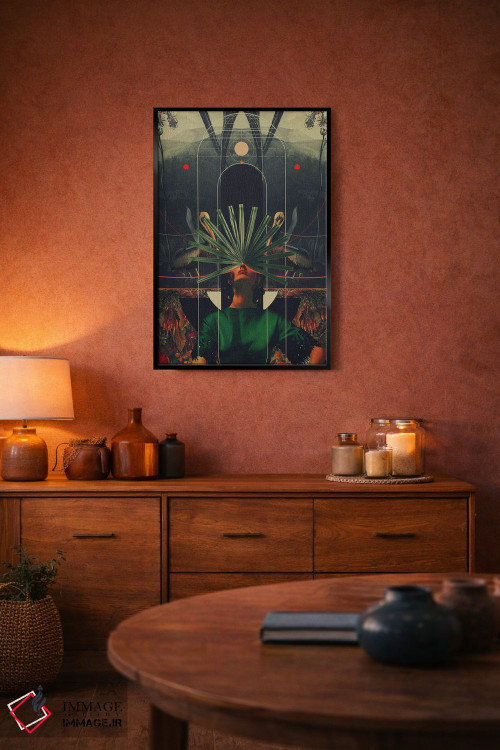 تابلو دکوراتیو "او استوا را دید" اثر فرانک موس - D5B