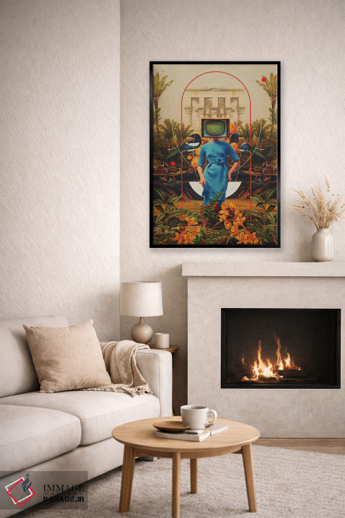 تابلو دکوراتیو "ناهمسانی های او" اثر فرانک موس - D6B